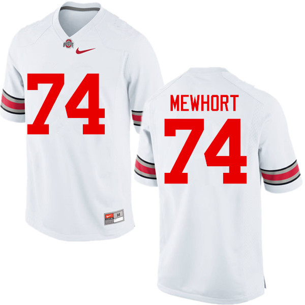 Ohio State Buckeyes #74 Jack Mewhort College Football Jerseys Game-White